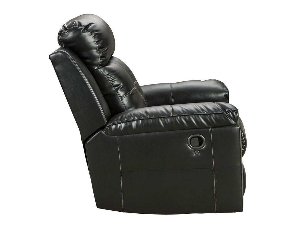 Kempten Rocker Recliner, Black Reclining Chair