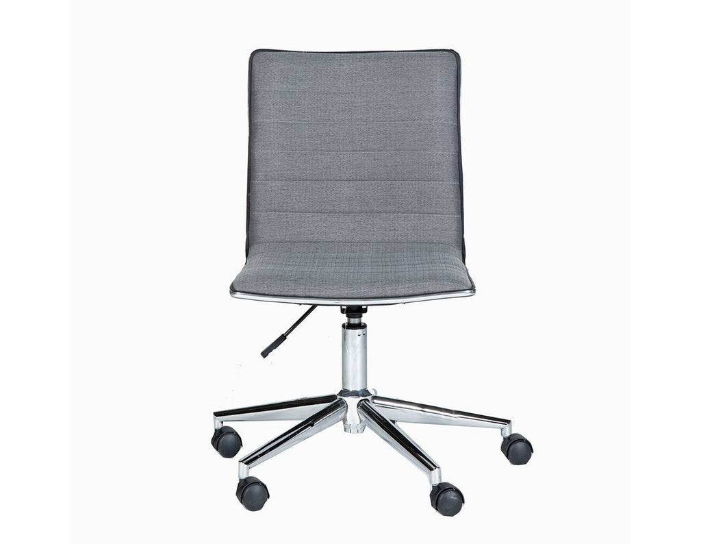 Fabric Office Chair, Gray Office Desk