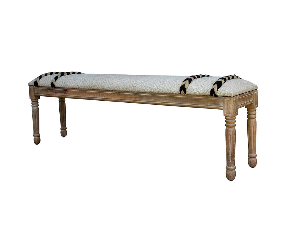 Moray Natural Wood Bench Accent Furniture