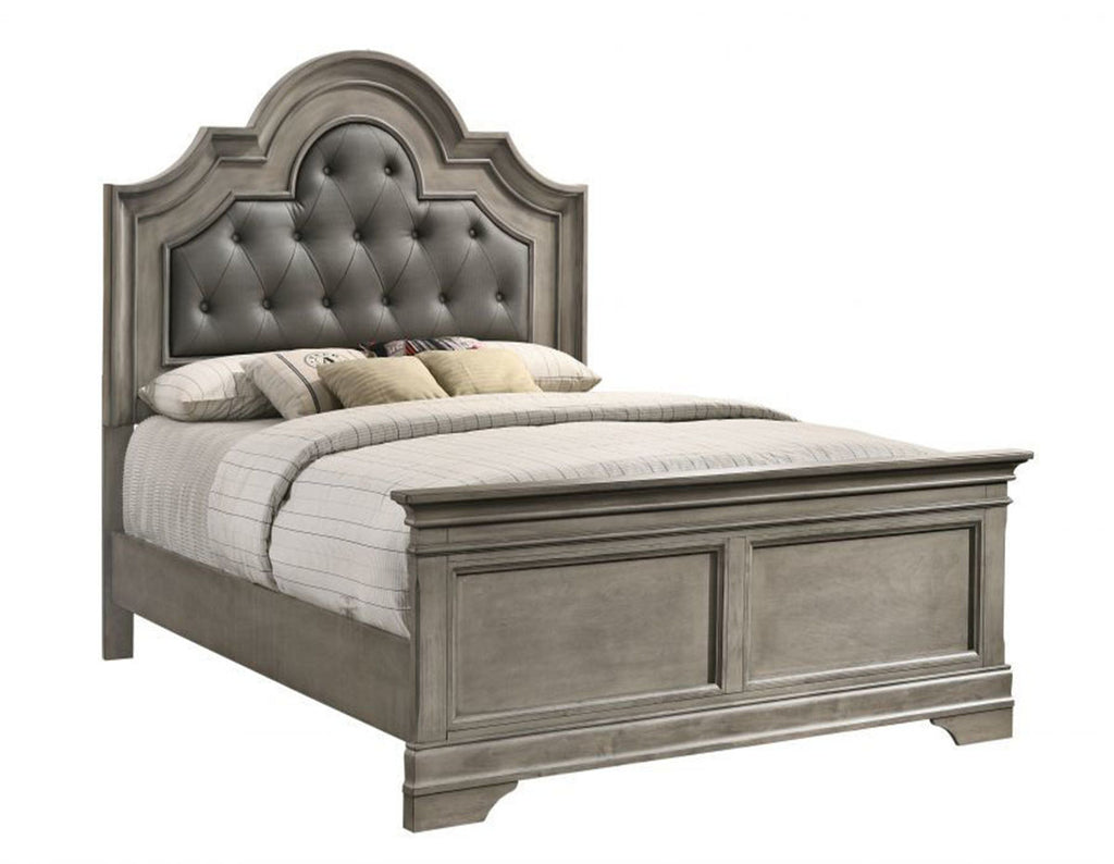 Frisco Queen Bed, Ash Bed