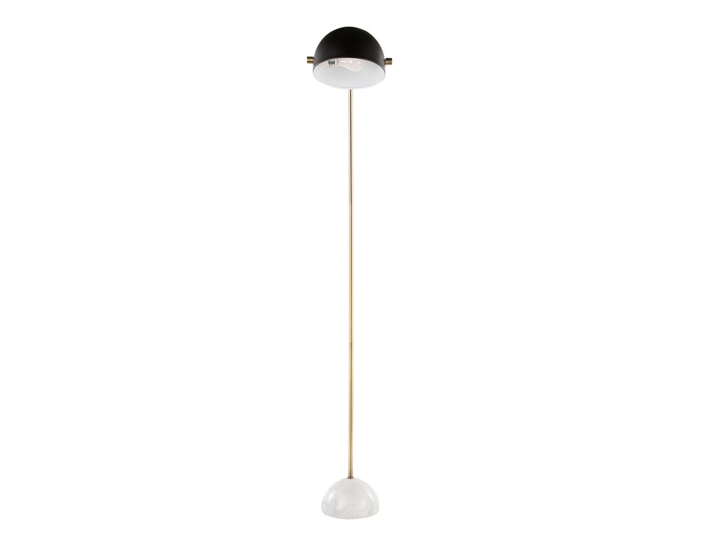 BELLO WHITE & GOLD FLOOR LAMP Floor Lamp