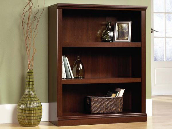 Select 3-Shelf Bookcase, Select Cherry Finish