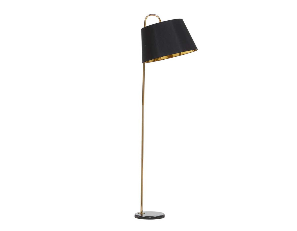 DRAPER BLACK/GOLD FLOOR LAMP Lamp