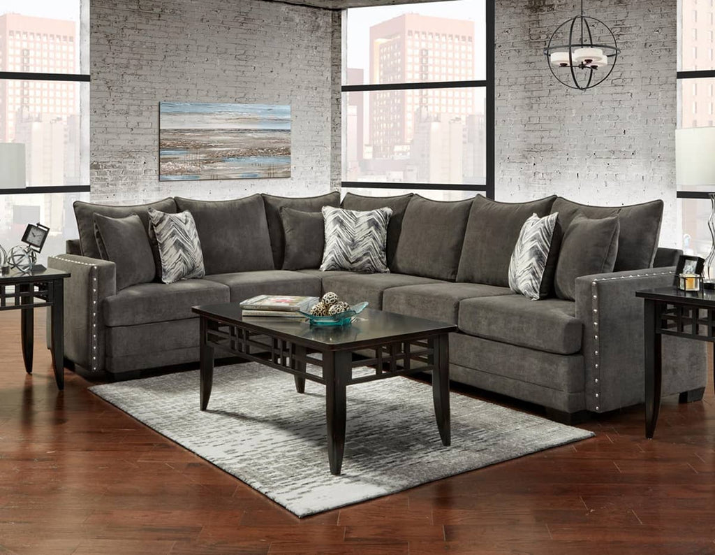 Chevy Charcoal Sectional Sectional