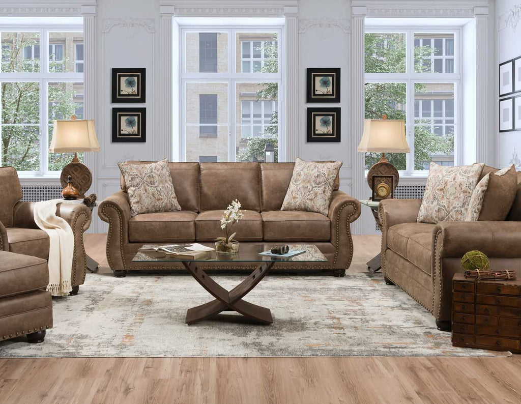 Woodland Brown Sofa Sofas